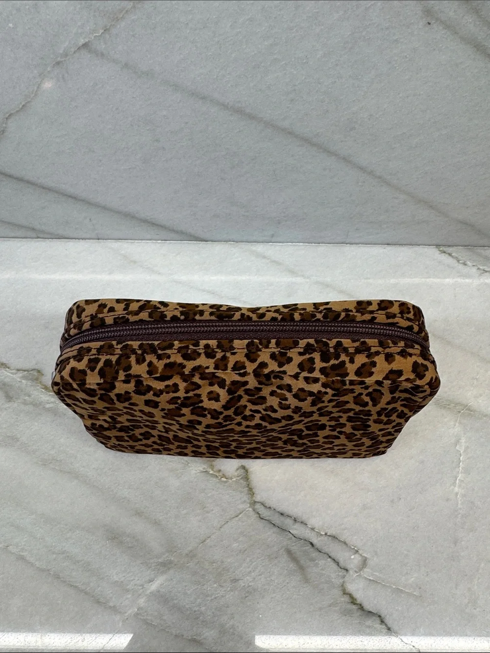 Bottega Veneta Leopard Print Pouch Vintage